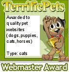 Mabledon British Shorthairs Web Site Award